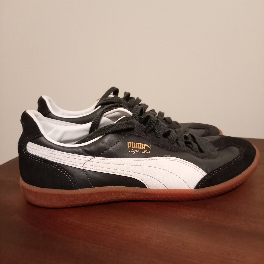 Puma Men's Gray and White Sneakers - Picture 4 of 12